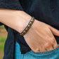 EllipseMAX Magnetic Bracelet for Women (Black & Gold)