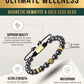 High Power Magnetic Hematite Bracelet Gold Zeus