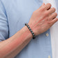 High Power Magnetic Hematite Bracelet Silver Titan