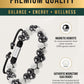 Magnetic Hematite & Moonstone Beaded Bracelet for Women