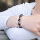 Magnetic Hematite & Rose Quartz Beaded Bracelet for Women