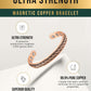 Women’s Inlay Copper Wire Magnetic Therapy Bracelet Bangle