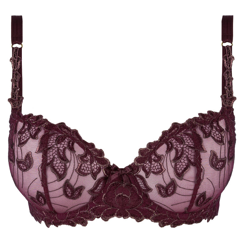 Axami Malaga Loca Sheer Lace Balconette Bra-2