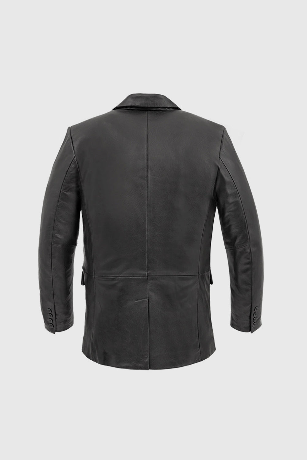 Marco men's New Zealand lambskin blazer by Whet Blu NYC, back side view