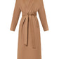Marley Double Face Cashmere Wool Classic Overcoat in Camel