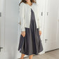 Mason White Button Up Cardigan