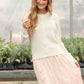 Mason White Button Up Cardigan