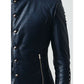Max Blue Leather Jacket - Men Leather Jacket Blue