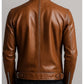 Men Brown Leather Jacket - Leather Jacket Brown