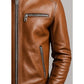 Men Brown Leather Jacket - Leather Jacket Brown