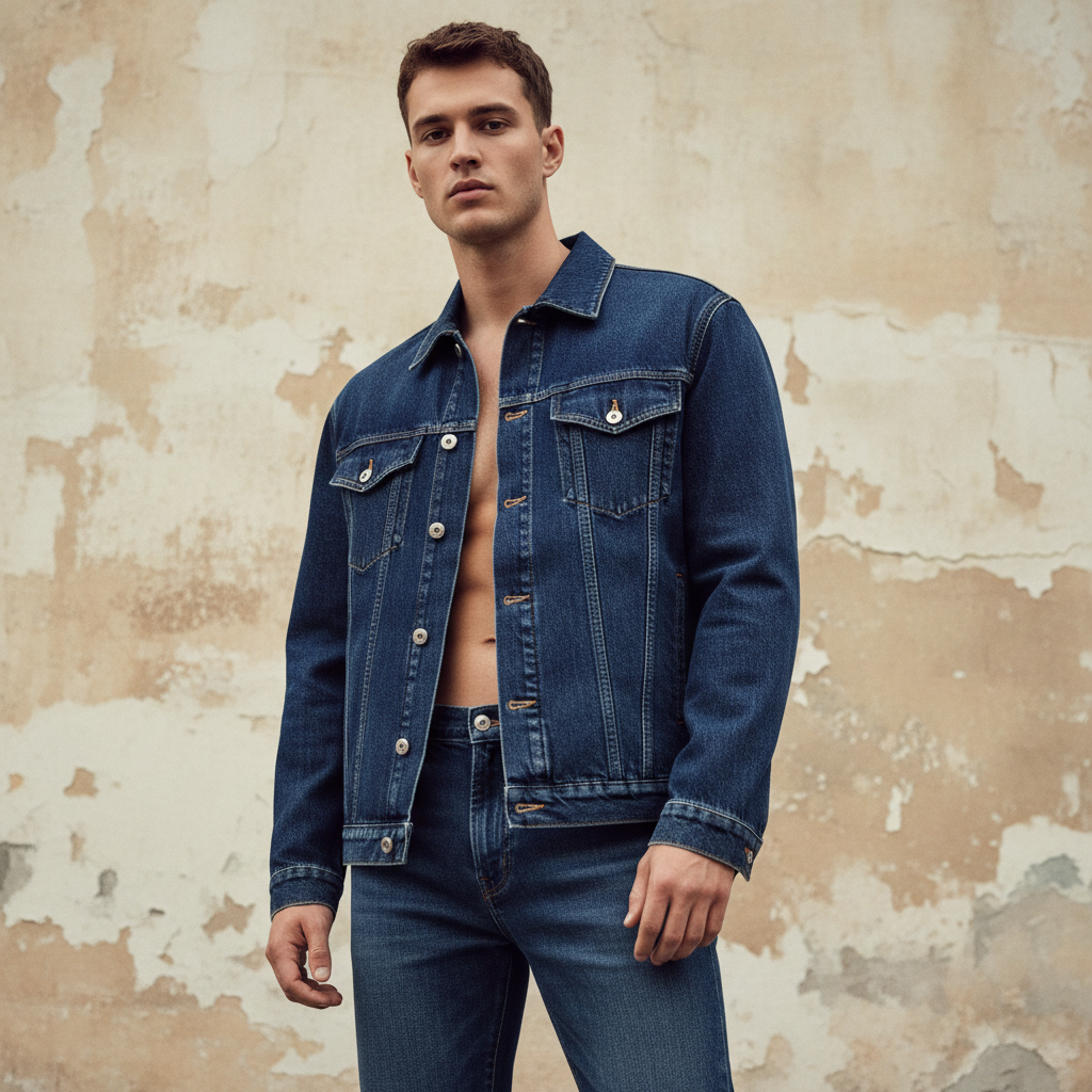 Men's Trendy Denim - Young Model