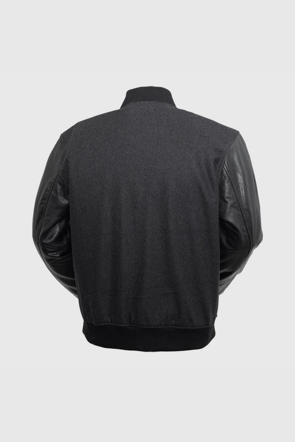 Men's Whet Blu NYC varsity bomber jacket back view