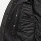 Whet Blu NYC men's varsity bomber jacket with button pocket detail, front view