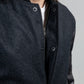 Men's Whet Blu NYC varsity bomber jacket, upper zip view