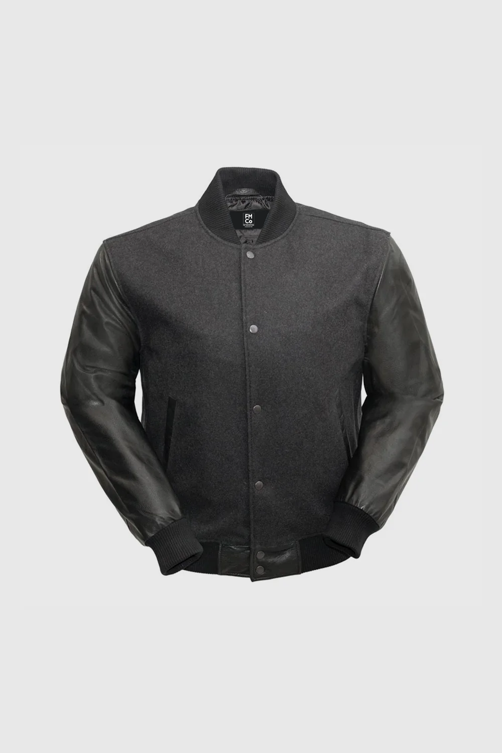 Men's Whet Blu NYC varsity bomber jacket in a classic athletic style