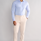 Leader Non-Iron Houndstooth // Micro Blue