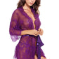 Eyelash Lace and Mesh Robe