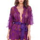 Eyelash Lace and Mesh Robe