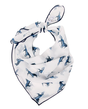Mustangs Chiffon Scarf | 20" Square Scarf