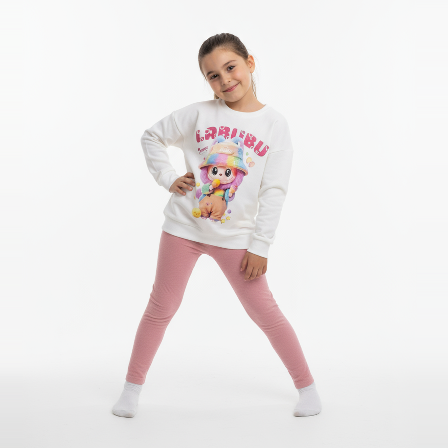 La-Bu-Bu Princess Girls Legging Set-2