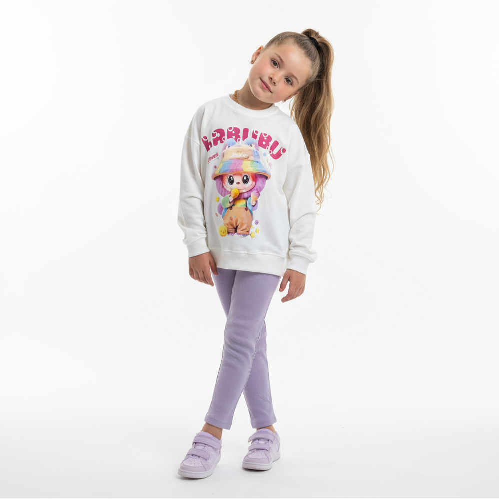 La-Bu-Bu Princess Girls Legging Set-0