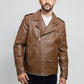 Nash Men's Faux Leather Motorcycle Jacket
