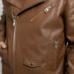 Nash Men's Faux Leather Motorcycle Jacket