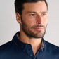 Short Sleeve Polo Dot // Navy