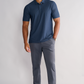 AIR 3 Button Polo Solid // Navy