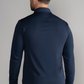 Long Sleeve Button Down Polo Solid // Navy