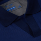 Short Sleeve Sweater Polo Solid // Navy