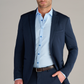 Circular Knit Blazer // Heather Navy