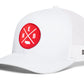 Nebraska Trucker Hat  |  Red NEB X Snapback