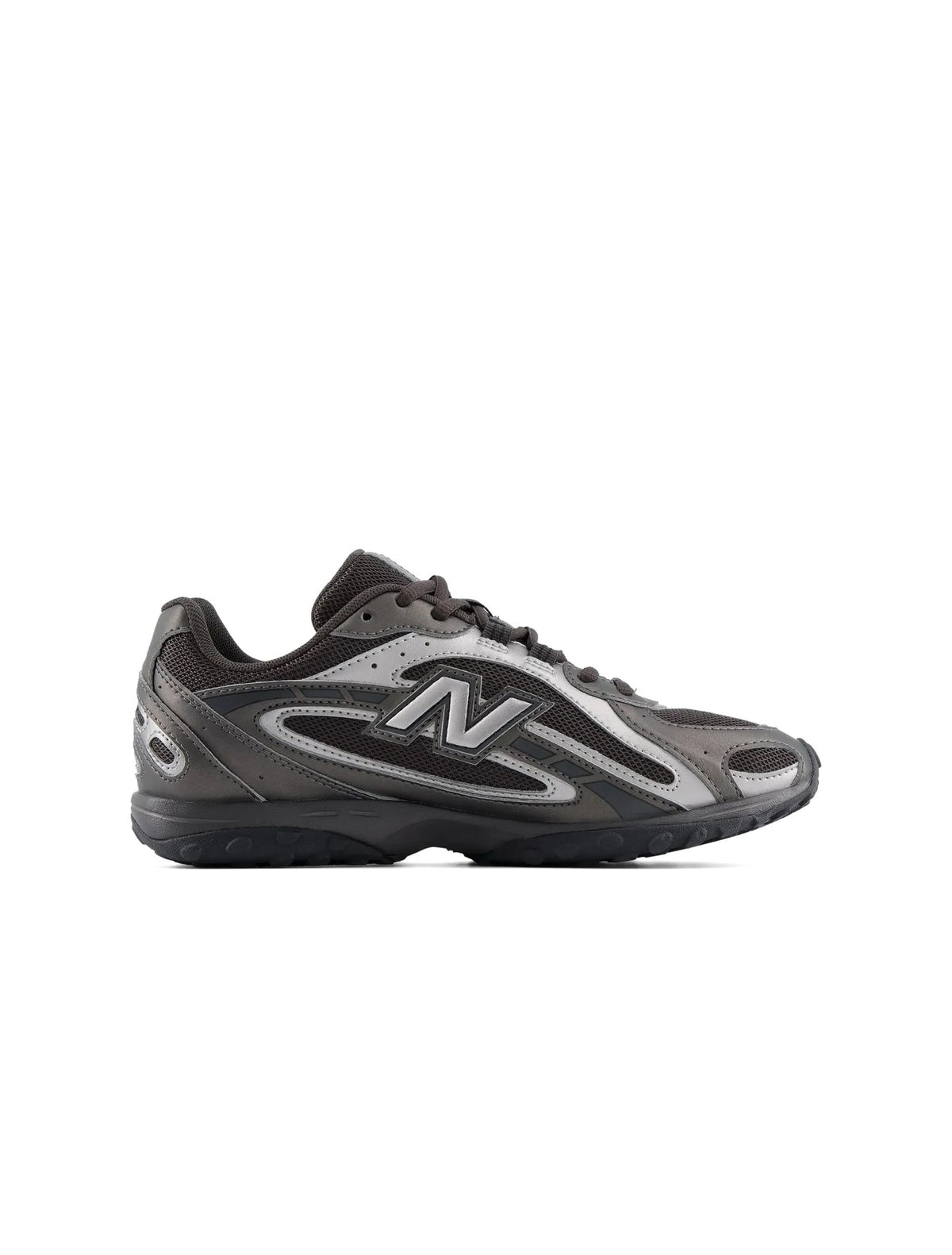 Black New Balance Womens 204L athletic shoes with white accents, showcasing comfortable footwear designed for active women.