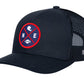 New England Football Trucker Hat  |  NE X Snapback