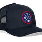 New York Football Trucker Hat  |  Blue NYC X Snapback