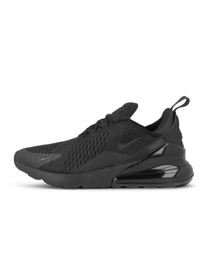 Black Nike Air Max 270 men's footwear sneaker, side view