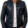 Noah Black Leather Jacket - Men Leather Jacket Black - Black