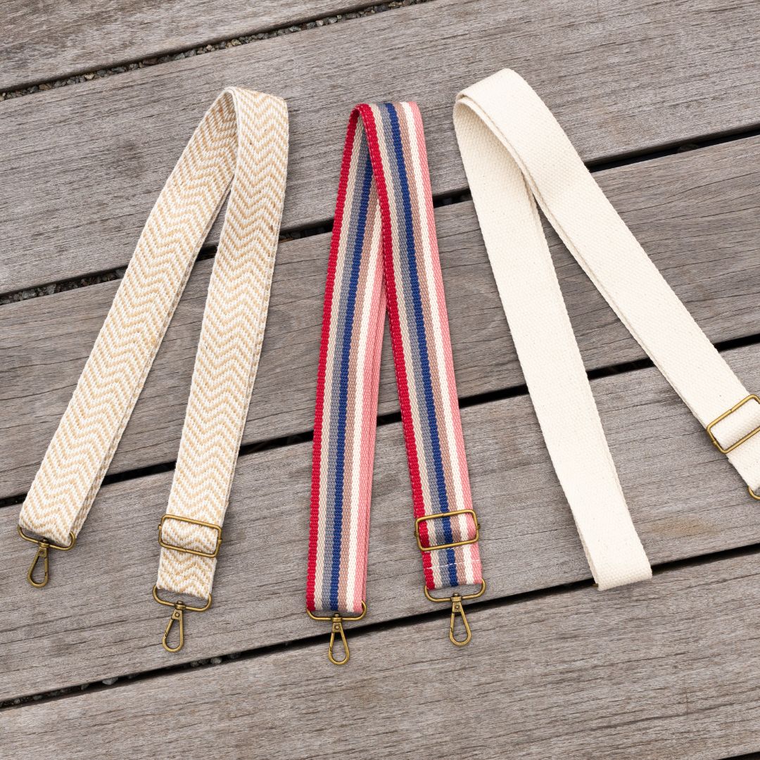 Carry Courage NOMAD SEPIA strap collection, showing the brown strap design and hardware details