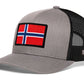 Norway Flag Trucker Hat  |  Norwegian Snapback