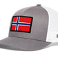 Norway Flag Trucker Hat  |  Norwegian Snapback