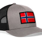 Norway Flag Trucker Hat  |  Norwegian Snapback