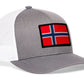 Norway Flag Trucker Hat  |  Norwegian Snapback
