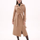 Camille Cashmere Blend Coat in Camel