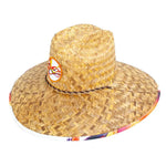 Peter Grimm Octopus straw lifeguard hat with octopus design and wide brim, by HatCountry