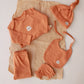 Octopus Patterned 5 Piece Newborn Set
