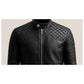 Ollie Black Leather Jacket - Men Leather Jacket Black
