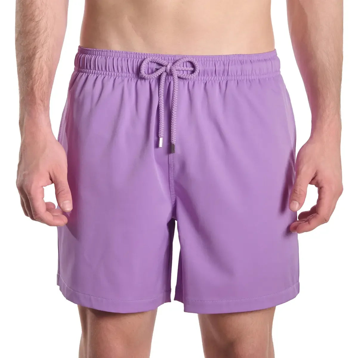 Capelle Miami Orchid Bay Hybrid Short with compression lining, solid swim and resort trunk, featuring a stylish design on a front view.