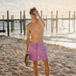 Capelle Miami Orchid Bay Hybrid Solid Swim Trunk with compression lining, designed for swimming and resort wear