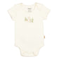 Ecru Bunny Short Sleeve Bodysuit